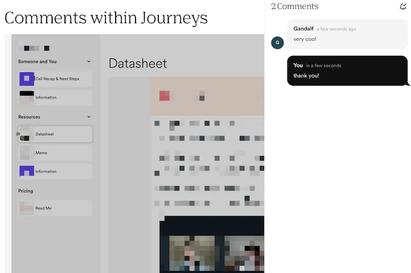 Please meet Journey Comments