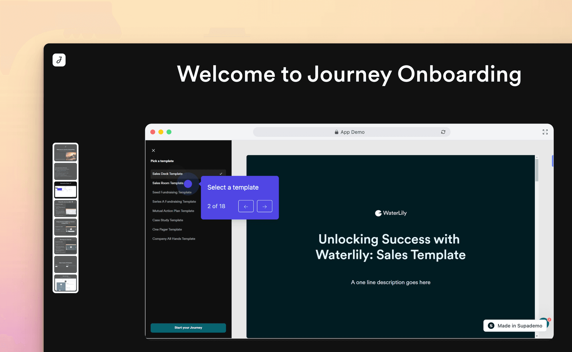 Streamlining User Onboarding with Supademo